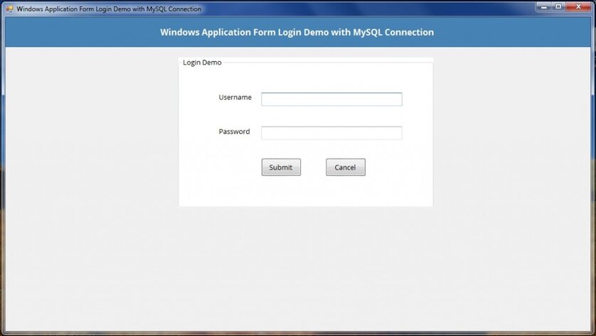 Windows Forms Application