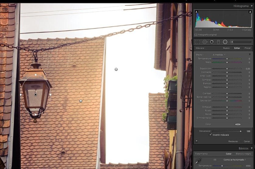 encender-farolas-en-lightroom-filtro-radial