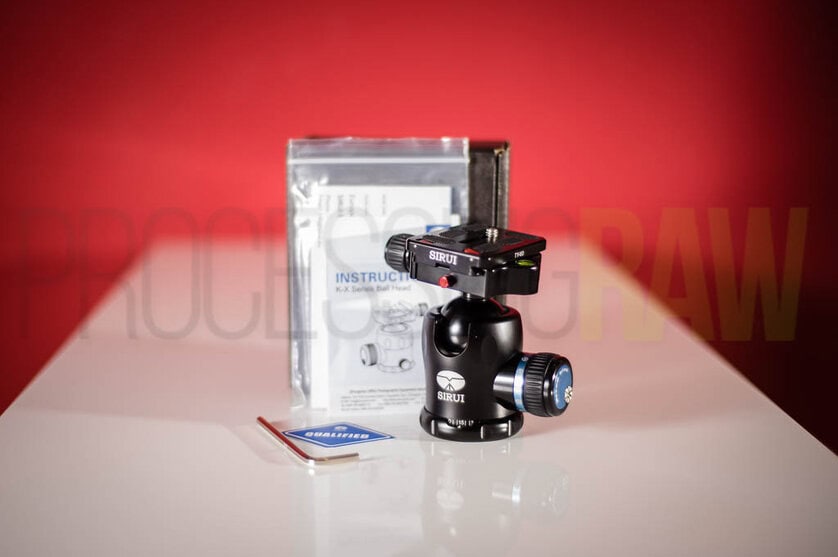 Rótula Sirui K20x-unpacking