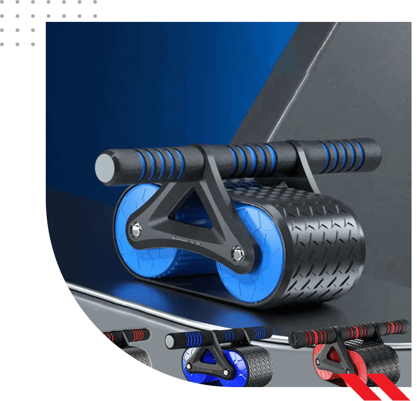 Durable fitness resistance training device with strong grips and support