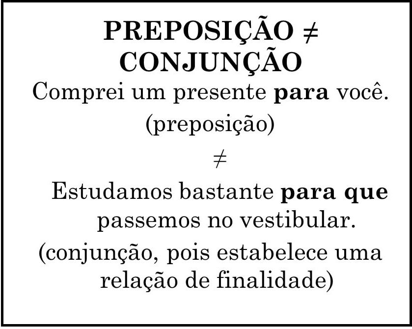 O QUE É PREPOSIÇÃO OU CONJUNÇÃO