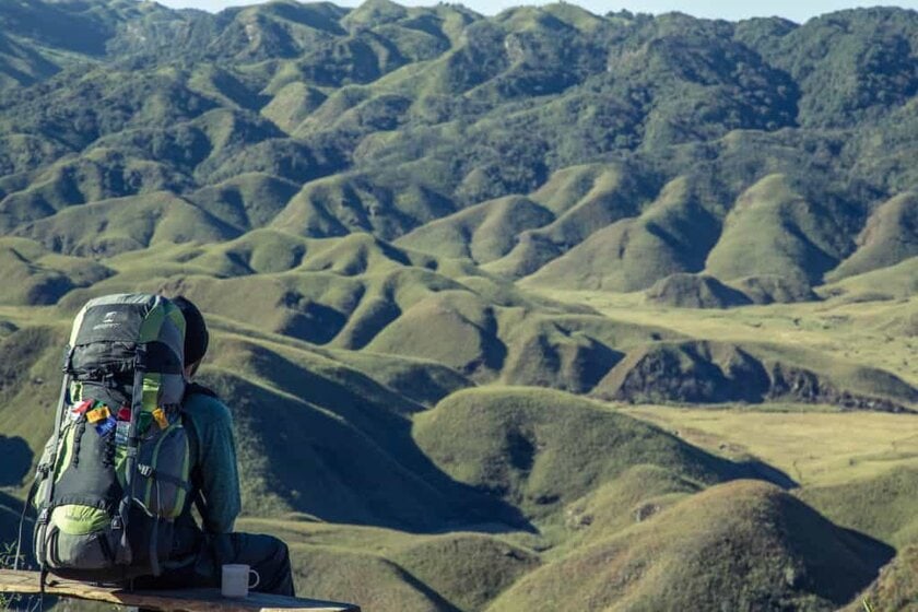 hiking man