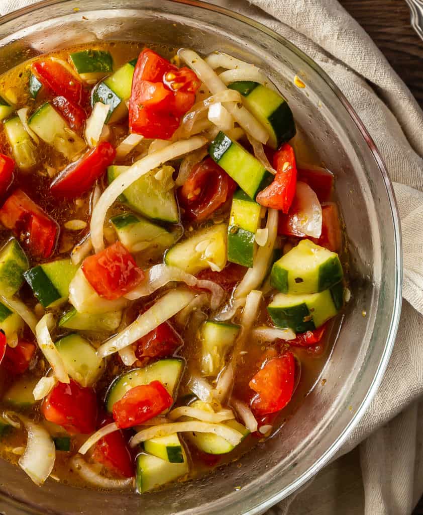 cucumber tomato salad