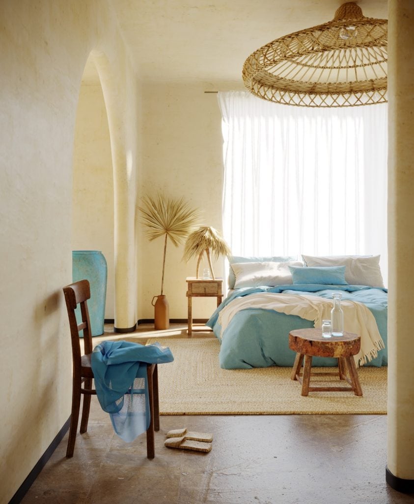 colorful-boho-bedroom-843x1024 colorful-boho-bedroom-843x1024 boho bedrooms 51 Boho Bedrooms With Ideas, Tips And Accessories To Help You Design Yours colorful boho bedroom 843x1024