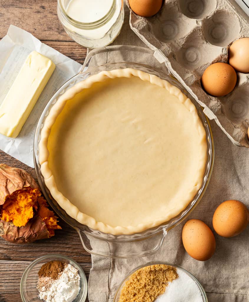 pie crust for sweet potato pie