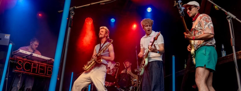 SCHEIBA aus Darmstadt live beim Molsdorfer Kultursommer im Juni 2025 fotografiert mit der Canon EOS R5 MKII & dem RF 28-70mm f2.0