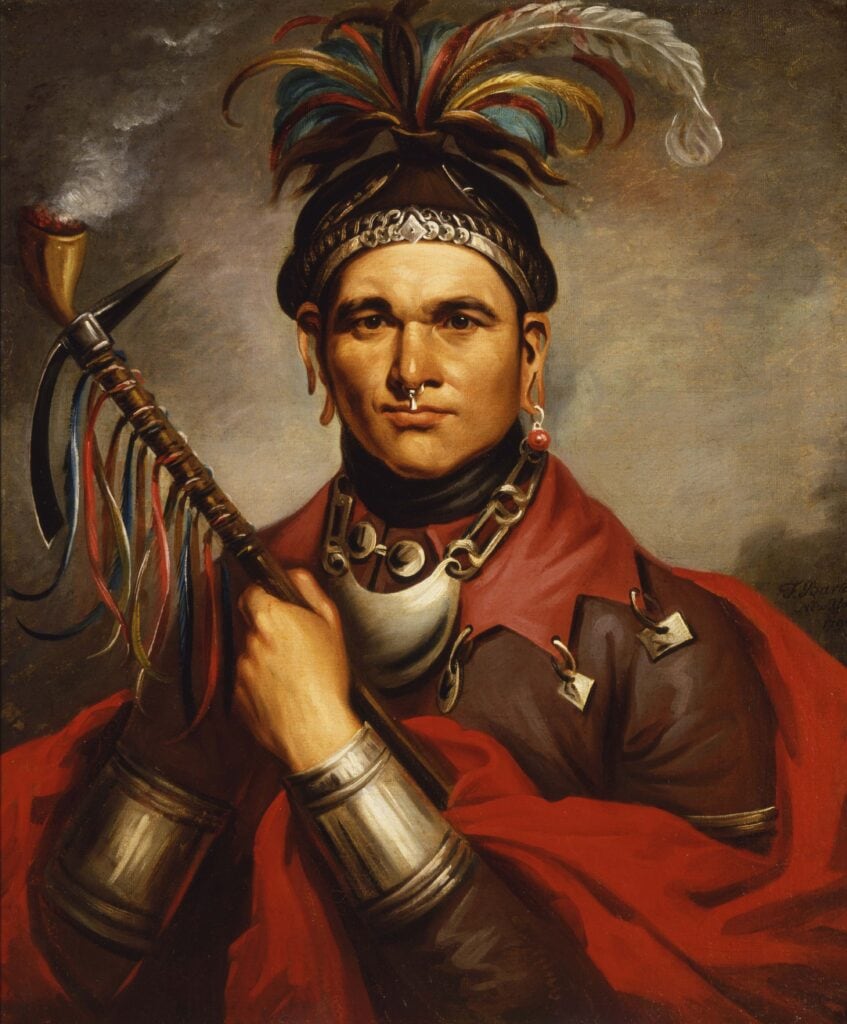 Gayë́twahgehKi On Twog Ky (also known as Cornplanter). Painting by F. Bartoli, 1796. Credit: The New York Historical http://www.nyhistory.org