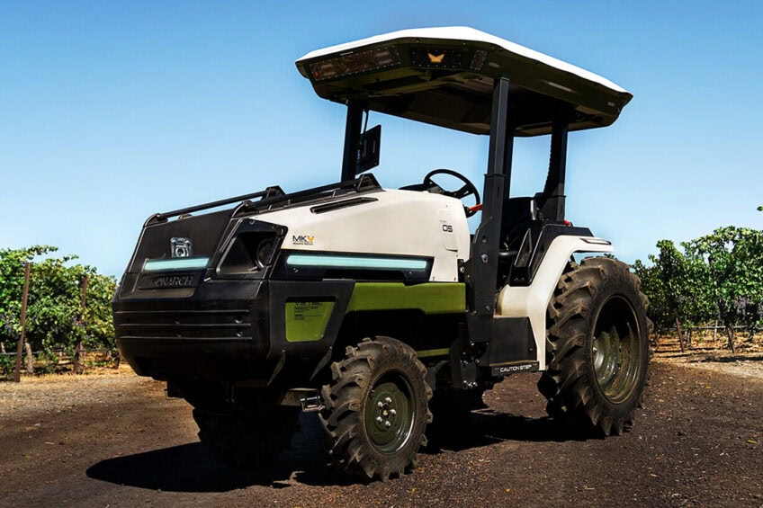 Full-rate production of Monarch Tractor’s MK-V Series is scheduled to begin Q1 2023 at the Foxconn Ohio facility. - Photo: Monarch Tractor