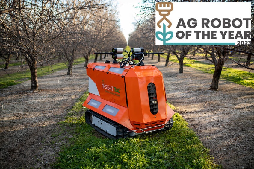 The InsightTRAC Rover is the winner of the enhanced ag robot of the year award. - Photo: InsightTRAC