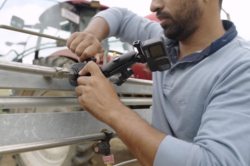 Greenview uses a GoPro camera that can be attached to any existing farm vehicle.