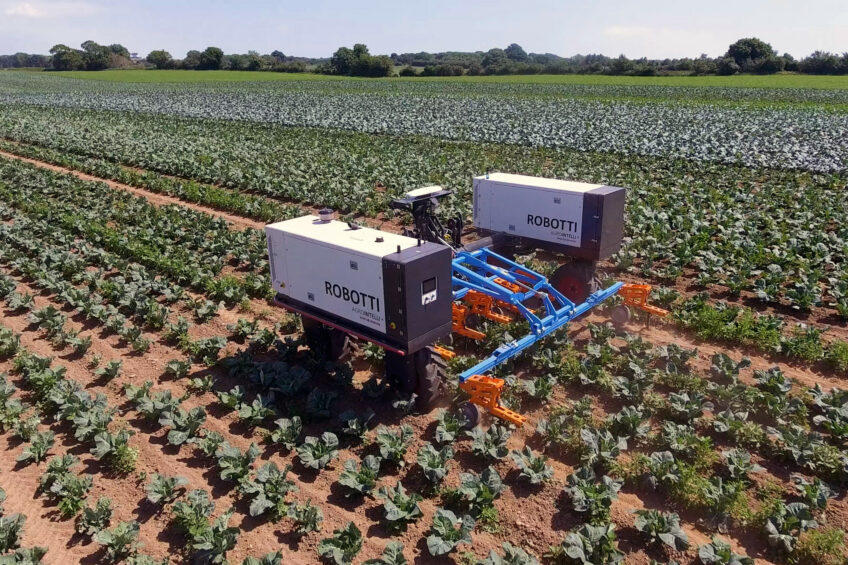 field robots or autonomous tractors
