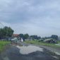 Warga Geram Jalan Kabupaten Penghubung Antar Desa Cangko - Desa Rancajawat Mirip Kubangan Kerbau