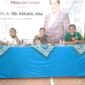 Kepala Desa Gandasoli Ares Siap Suanda menyampaikan terima kasih atas kehadiran Anggota DPRD Provinsi Jawa Barat.