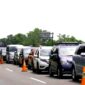 Contraflow sejak Sabtu (21/3) di Tol Jakarta-Cikampek (Japek) dari KM 55 hingga KM 70 arah Cikampek mulai pukul 12.24 WIB.