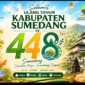 Bupati Dony Ahmad Munir mengajak seluruh masyarakat menjadikan Hari Jadi Sumedang sebagai momentum memperkuat kebersamaan dan semangat gotong royong.