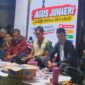 Agus Juhaeri mengusung slogan berbahasa Sunda, “Teu Seueur Nyarios, Anu Penting Buktos”, yang berarti tidak banyak bicara, yang terpenting adalah bukti nyata.