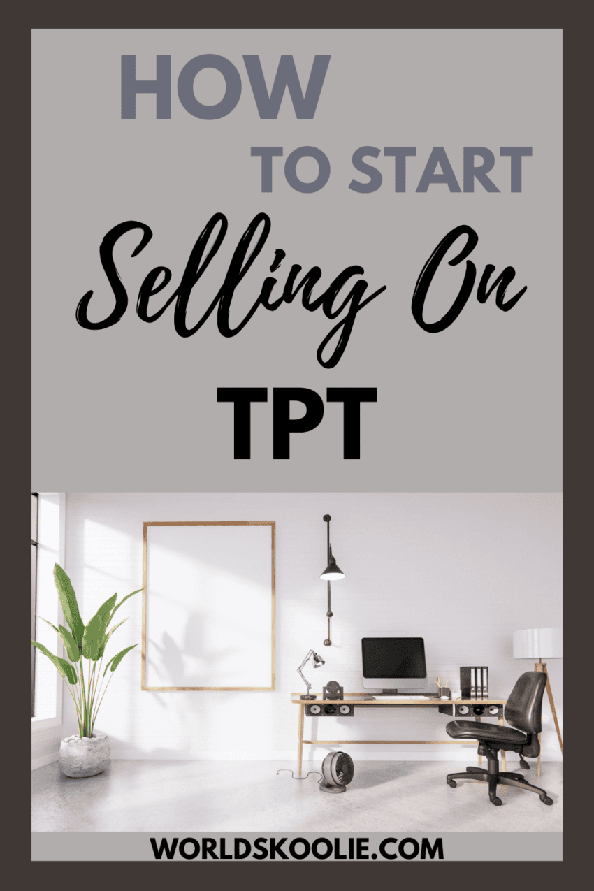 How to start selling on tpt