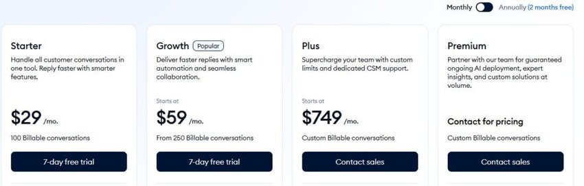 Tidio Pricing Plans