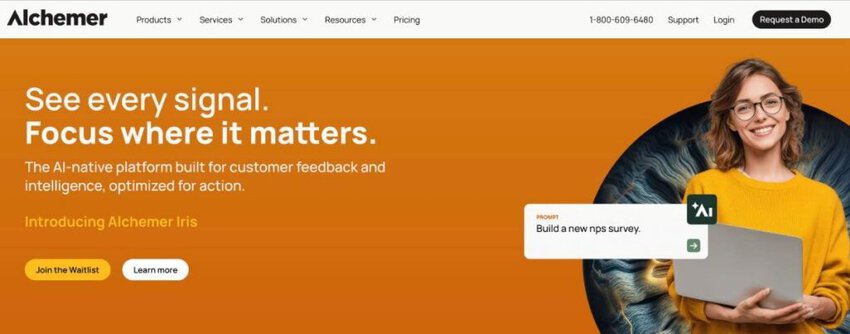 Alchemer homepage
