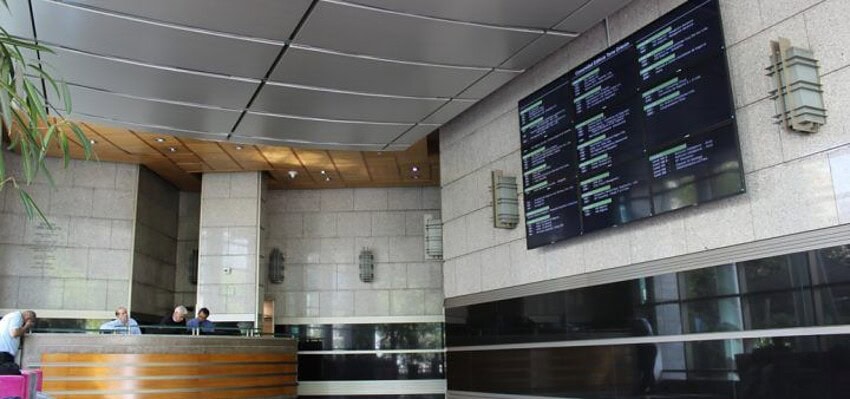 video wall hall acceso