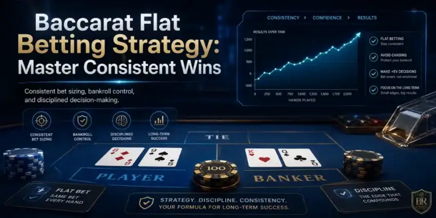 Online Baccarat Flat Betting Strategy