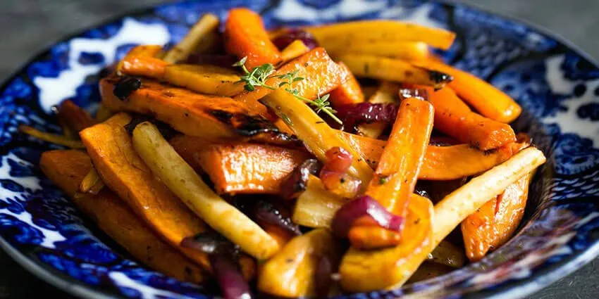 Root vegetable chips