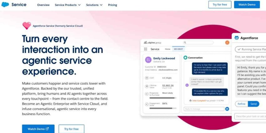 Salesforce service cloud