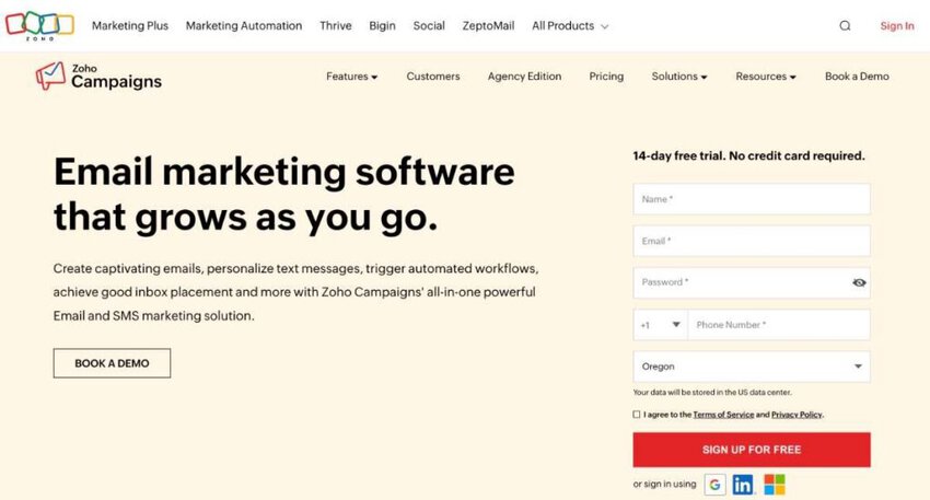 Zoho Campaigns