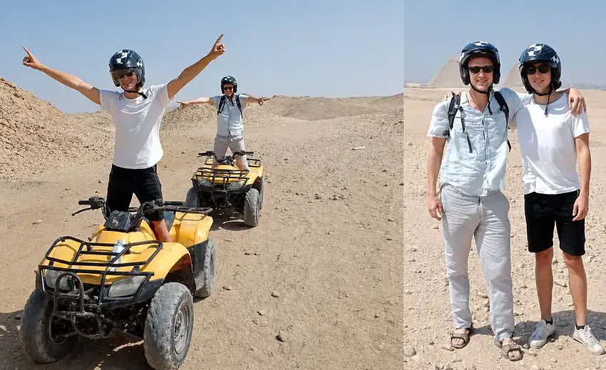 ATV Quad Bike Ride near the Giza Pyramids