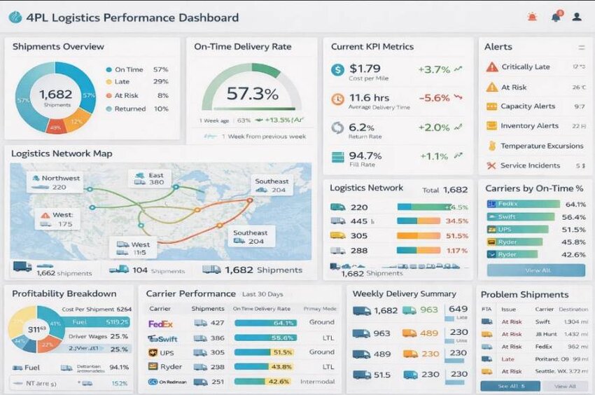 Logistics dashboard