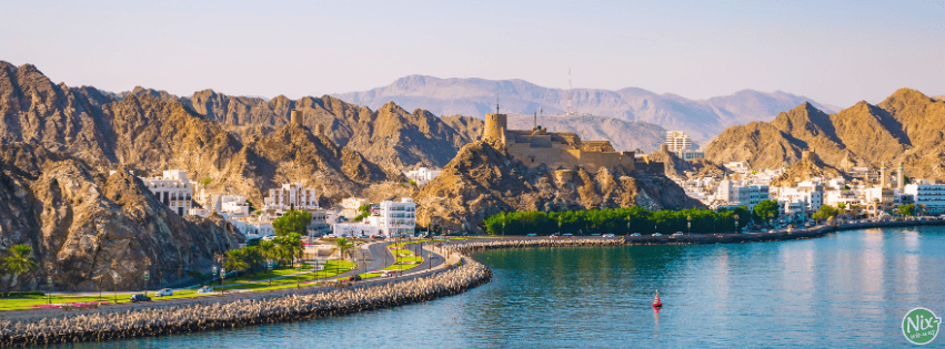 Oman in 6-7 Stunden per Flug erreichbar