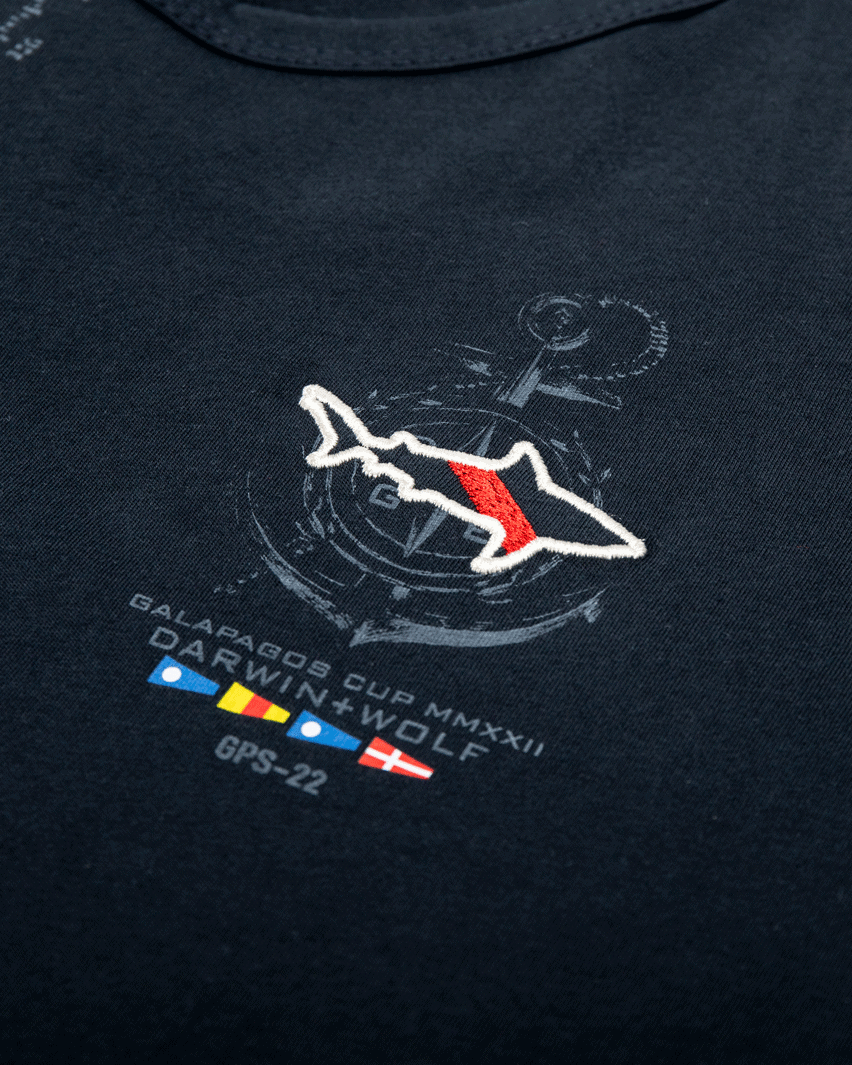 CAMISETA NAÚTICA AZUL