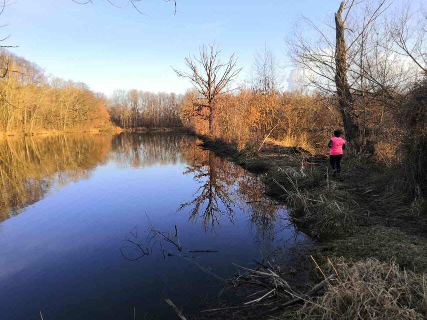 Joggen im Leipziger Auwald 1