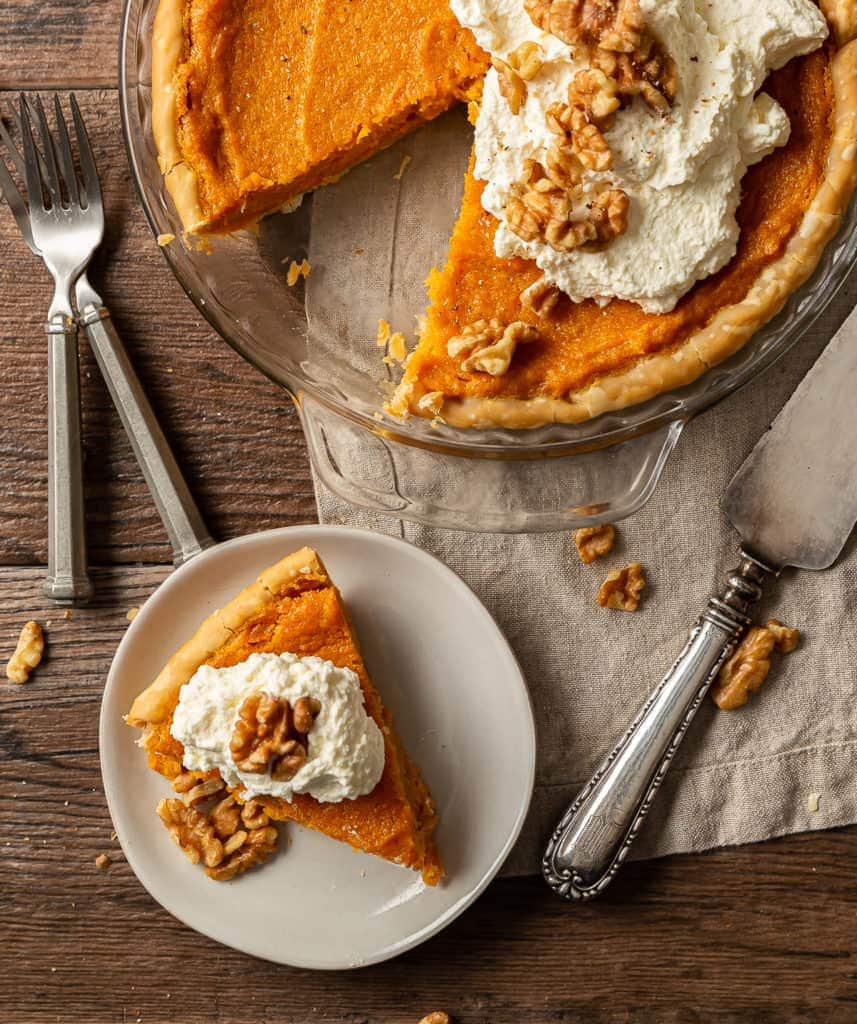 how to serve sweet potato pie