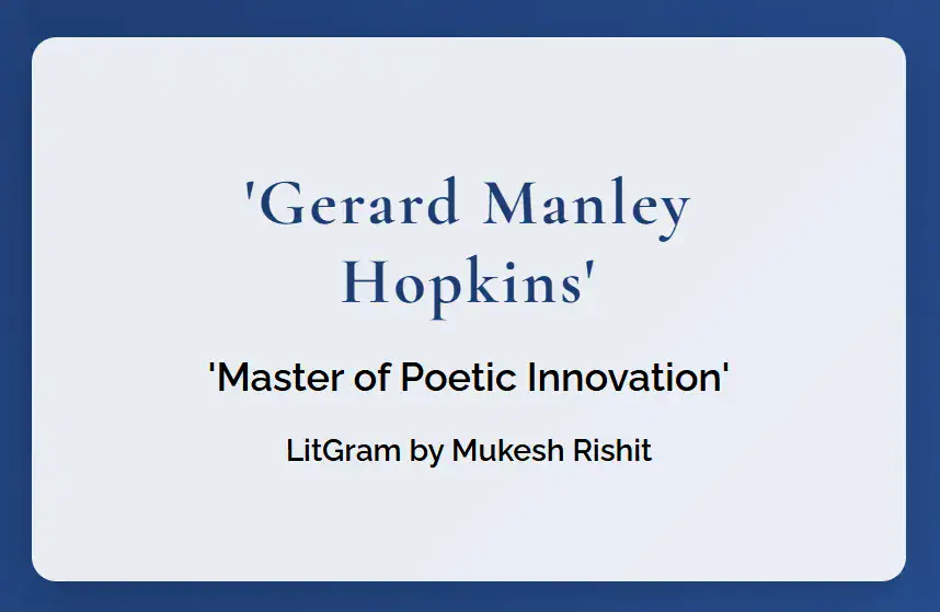 Gerard Manley Hopkins
