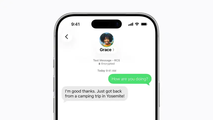Apple RCS messaging