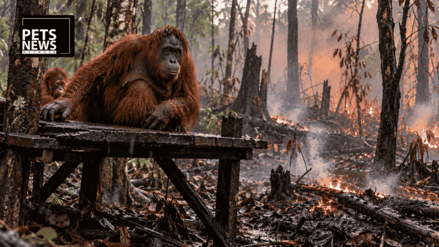 Fire Reached Tanjung Puting's Orangutan Feeding Camp. Rain Helped, but Peat Embers Are Still a Risk.