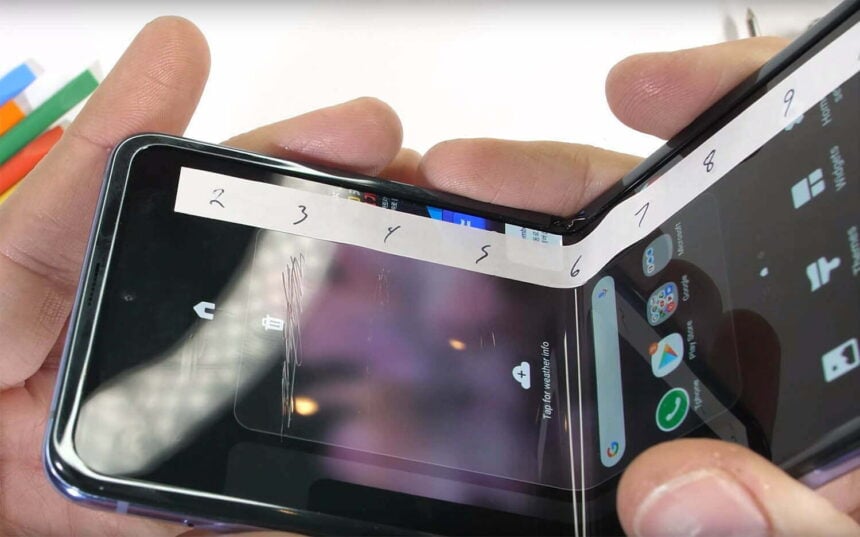 Galaxy Z Flip durability test