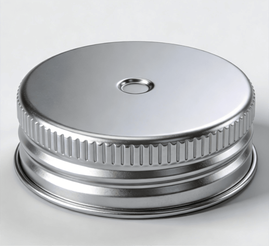 Bespoke- Glass- Bottle-Silver aluminum screw