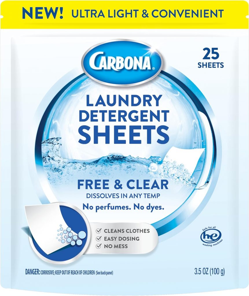 Carbona Laundry Detergent Sheets