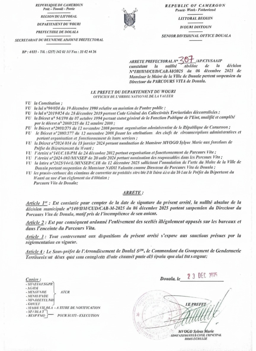arreté préfet 