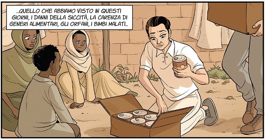 audrey hepburn fumetto unicef