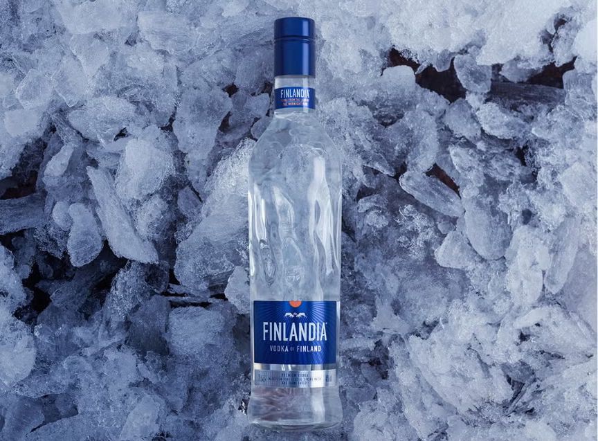 Finlandia vodka bottle