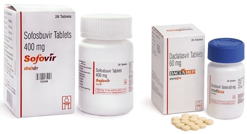 Купить Софосбувир и Даклатасвир Гетеро.