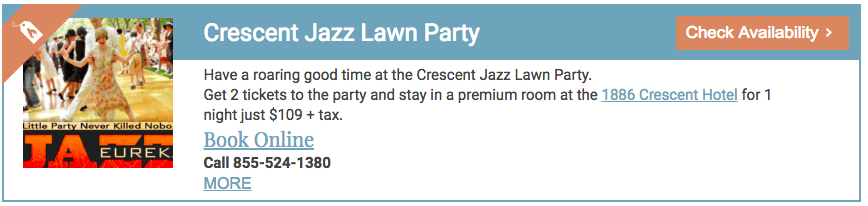 jazz party package