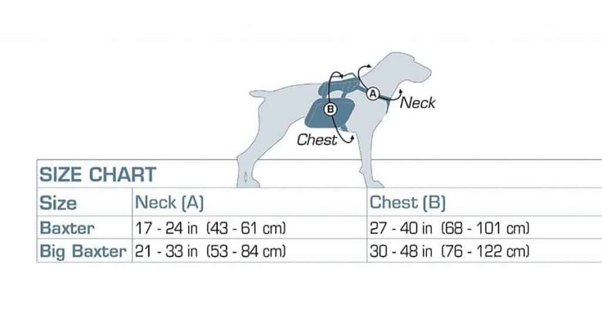 Kurgo Dog Saddlebag sizes