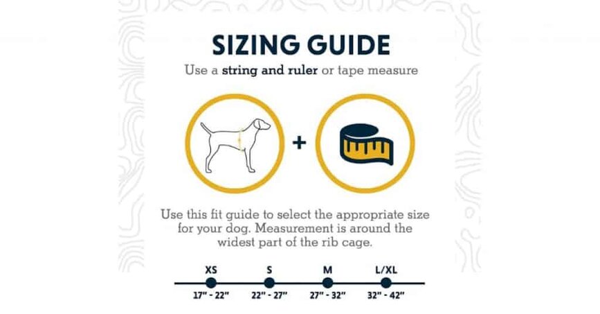 RUFFWEAR - Approach Dog sizes