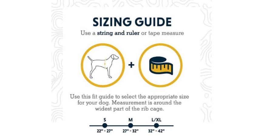 RUFFWEAR - Sizes guide