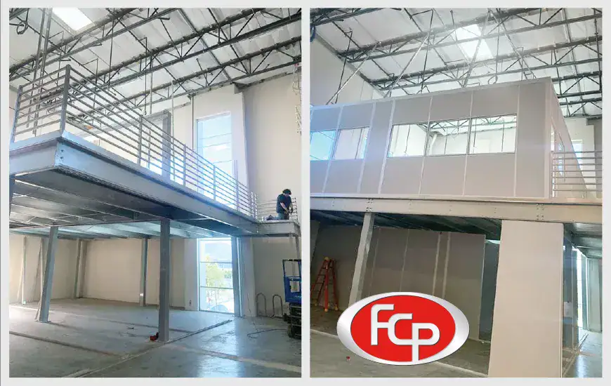 FCP Equipment Depot Office Mezzanine Detail Images