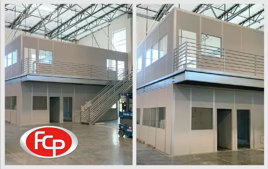 FCP Equipment Depot Office Mezzanine Detail Images